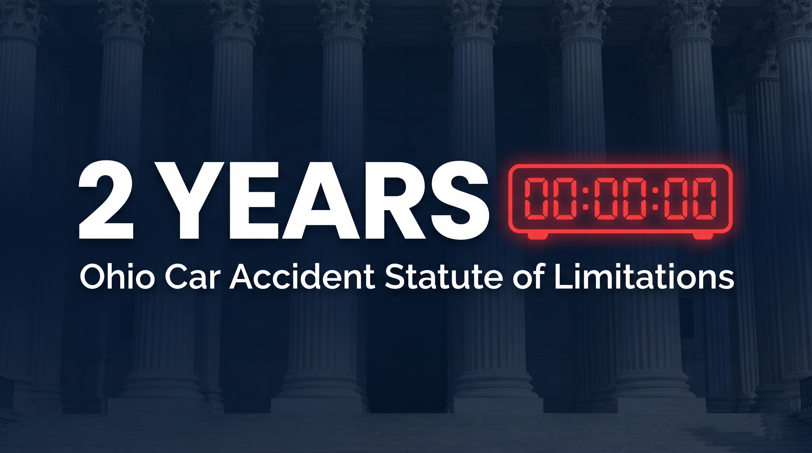Ohio Car Accident Statute of Limitations: Why the Two-Year Deadline Can Destroy Your Case