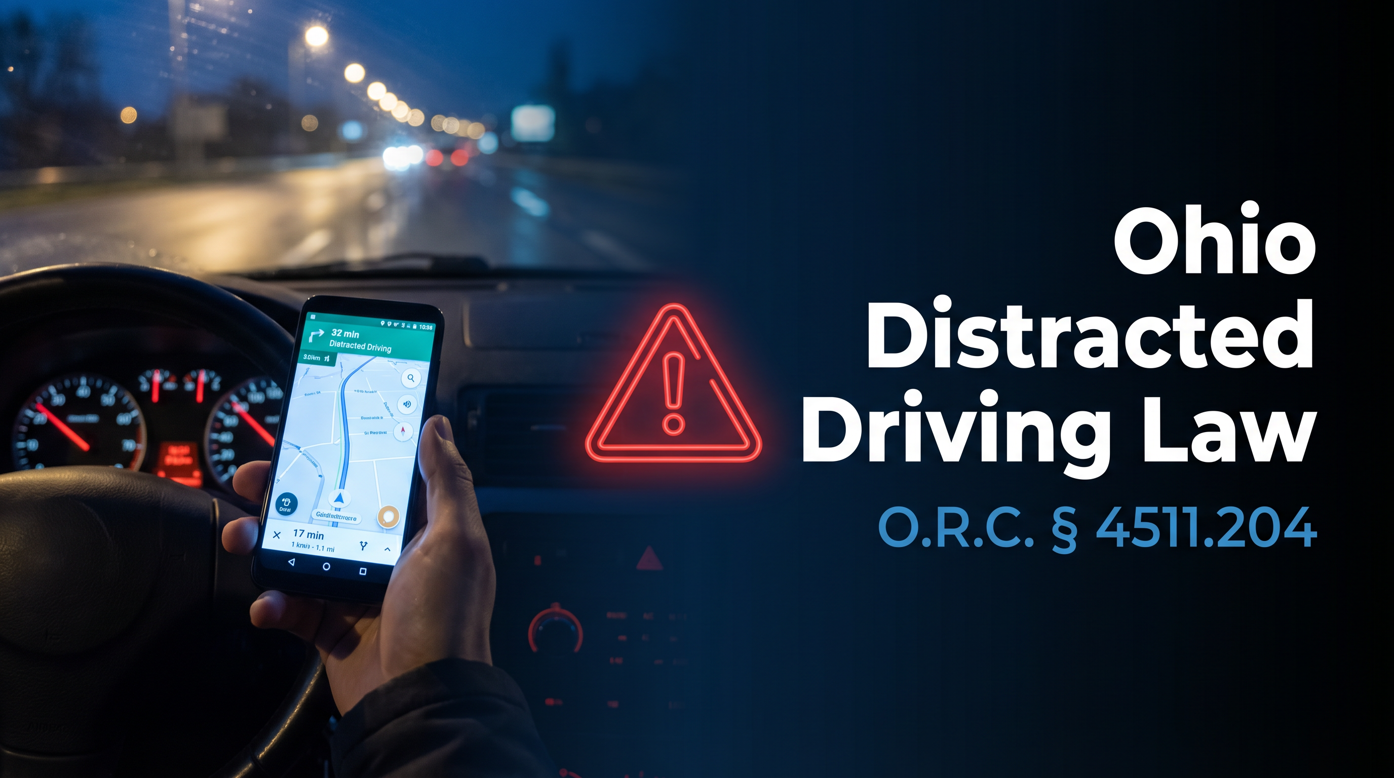 Ohio's Distracted Driving Law: What Drivers and Accident Victims Need to Know