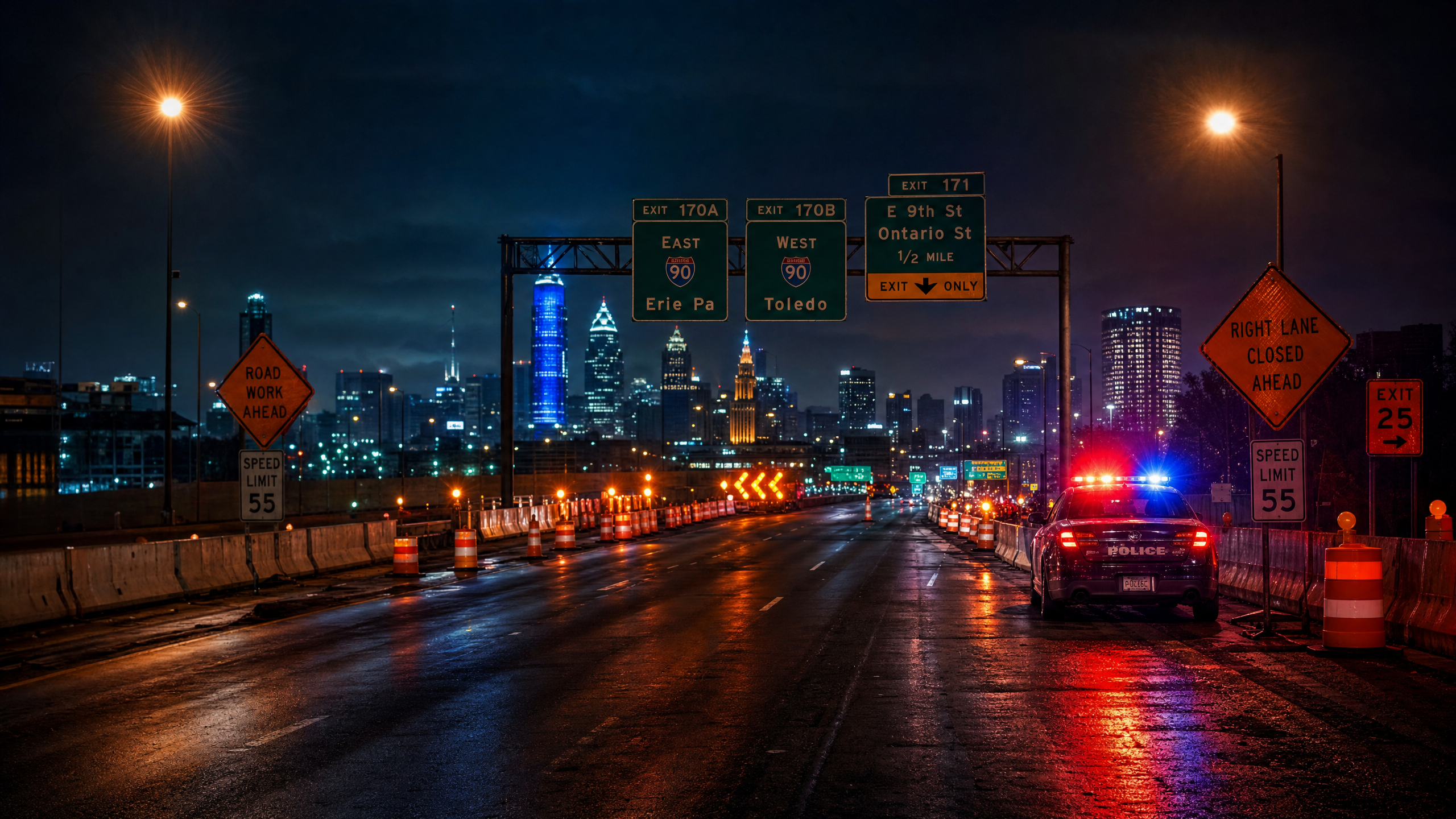 I-90 Cleveland Construction Zone Crashes: A Timeline of Recent Incidents